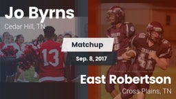 Matchup: Jo Byrns vs. East Robertson  2017