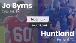 Matchup: Jo Byrns vs. Huntland  2017