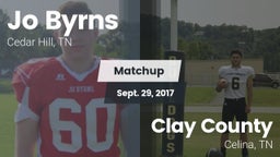 Matchup: Jo Byrns vs. Clay County 2017