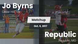 Matchup: Jo Byrns vs. Republic  2017
