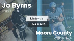 Matchup: Jo Byrns vs. Moore County  2019