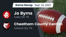 Recap: Jo Byrns  vs. Cheatham County Central  2023