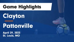 Clayton  vs Pattonville  Game Highlights - April 29, 2023