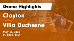 Clayton  vs Villa Duchesne  Game Highlights - May 13, 2024