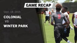 Recap: Colonial  vs. Winter Park  2015