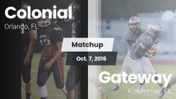 Matchup: Colonial  vs. Gateway  2016