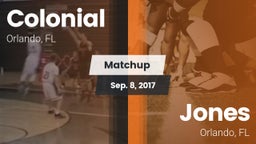 Matchup: Colonial  vs. Jones  2017