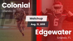 Matchup: Colonial  vs. Edgewater  2018