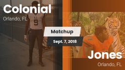 Matchup: Colonial  vs. Jones  2018