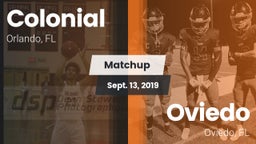Matchup: Colonial  vs. Oviedo  2019