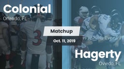 Matchup: Colonial  vs. Hagerty  2019