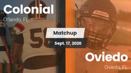 Matchup: Colonial  vs. Oviedo  2020