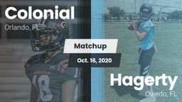 Matchup: Colonial  vs. Hagerty  2020