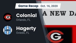 Recap: Colonial  vs. Hagerty  2020
