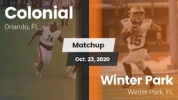 Matchup: Colonial  vs. Winter Park  2020