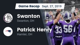 Recap: Swanton  vs. Patrick Henry  2019