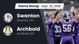 Recap: Swanton  vs. Archbold  2020