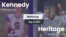 Matchup: Kennedy vs. Heritage  2017