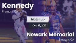 Matchup: Kennedy vs. Newark Memorial  2017