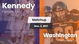 Matchup: Kennedy vs. Washington  2017