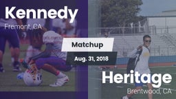 Matchup: Kennedy vs. Heritage  2018