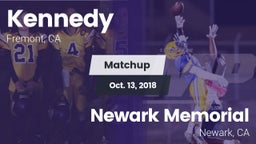 Matchup: Kennedy vs. Newark Memorial  2018