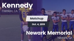 Matchup: Kennedy vs. Newark Memorial  2019
