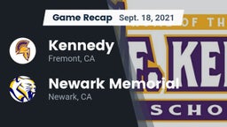 Recap: Kennedy  vs. Newark Memorial  2021