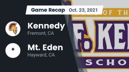 Recap: Kennedy  vs. Mt. Eden  2021
