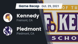 Recap: Kennedy  vs. Piedmont  2021