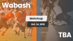 Matchup: Wabash  vs. TBA 2016