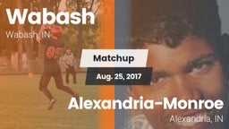 Matchup: Wabash  vs. Alexandria-Monroe  2017