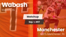 Matchup: Wabash  vs. Manchester  2017