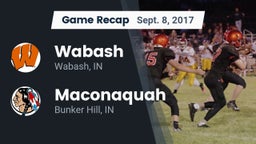 Recap: Wabash  vs. Maconaquah  2017