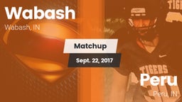 Matchup: Wabash  vs. Peru  2017