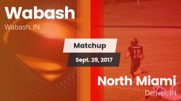 Matchup: Wabash  vs. North Miami  2017