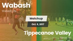 Matchup: Wabash  vs. Tippecanoe Valley  2017