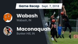 Recap: Wabash  vs. Maconaquah  2018