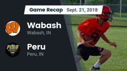 Recap: Wabash  vs. Peru  2018
