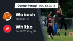 Recap: Wabash  vs. Whitko  2018