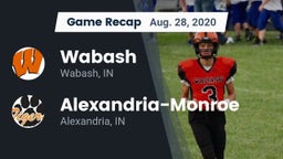 Recap: Wabash  vs. Alexandria-Monroe  2020