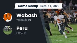 Recap: Wabash  vs. Peru  2020