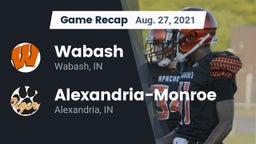 Recap: Wabash  vs. Alexandria-Monroe  2021