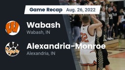 Recap: Wabash  vs. Alexandria-Monroe  2022