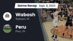 Recap: Wabash  vs. Peru  2023
