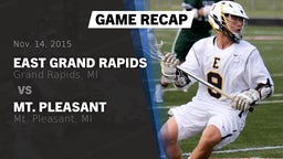 Recap: East Grand Rapids  vs. Mt. Pleasant  2015
