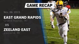 Recap: East Grand Rapids  vs. Zeeland East  2015