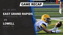Recap: East Grand Rapids  vs. Lowell  2015