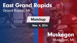Matchup: East Grand Rapids vs. Muskegon  2016