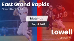 Matchup: East Grand Rapids vs. Lowell  2017